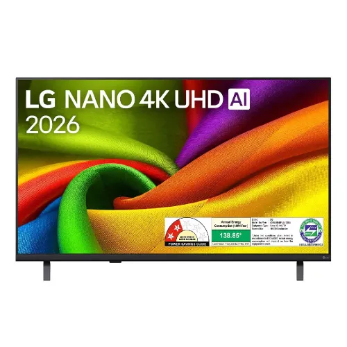 LG 108 cm (43 inch) NanoCell 4K Ultra HD Smart TV with Magic Remote | Alpha 7 AI Processor 4K Gen9 | HDR10 & HLG | 60Hz Native Refresh Rate | webOS Smart Platform | AI Sound | Slim Design | 2 Years Pa