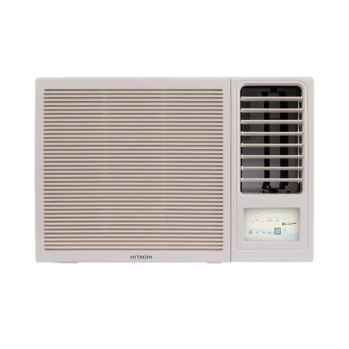 Hitachi 1.5 Ton 5 Star Inverter Window AC | Anti-Bacterial SuperFine Mesh Filter | Auto Fan Speed | Silent Mode | Copper Condenser (RAW518HIEO, 2026 Model - New BEE Rating) White